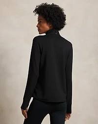 Quilted-Panel Zip Jacket