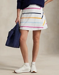 15" Striped A-Line Skort