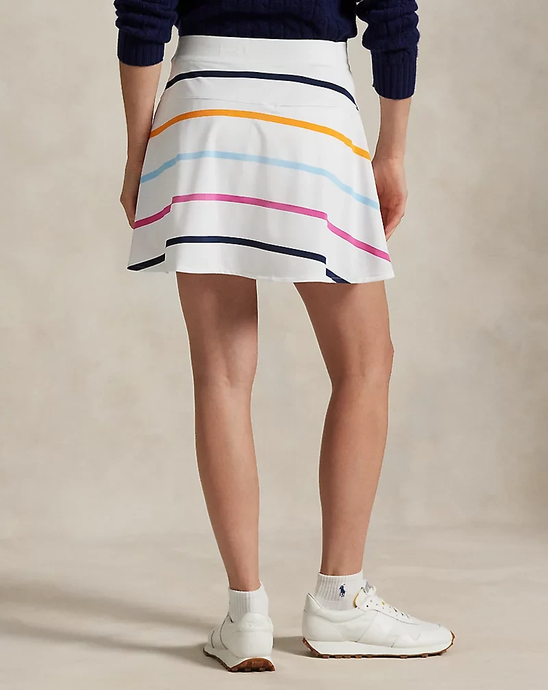 15" Striped A-Line Skort