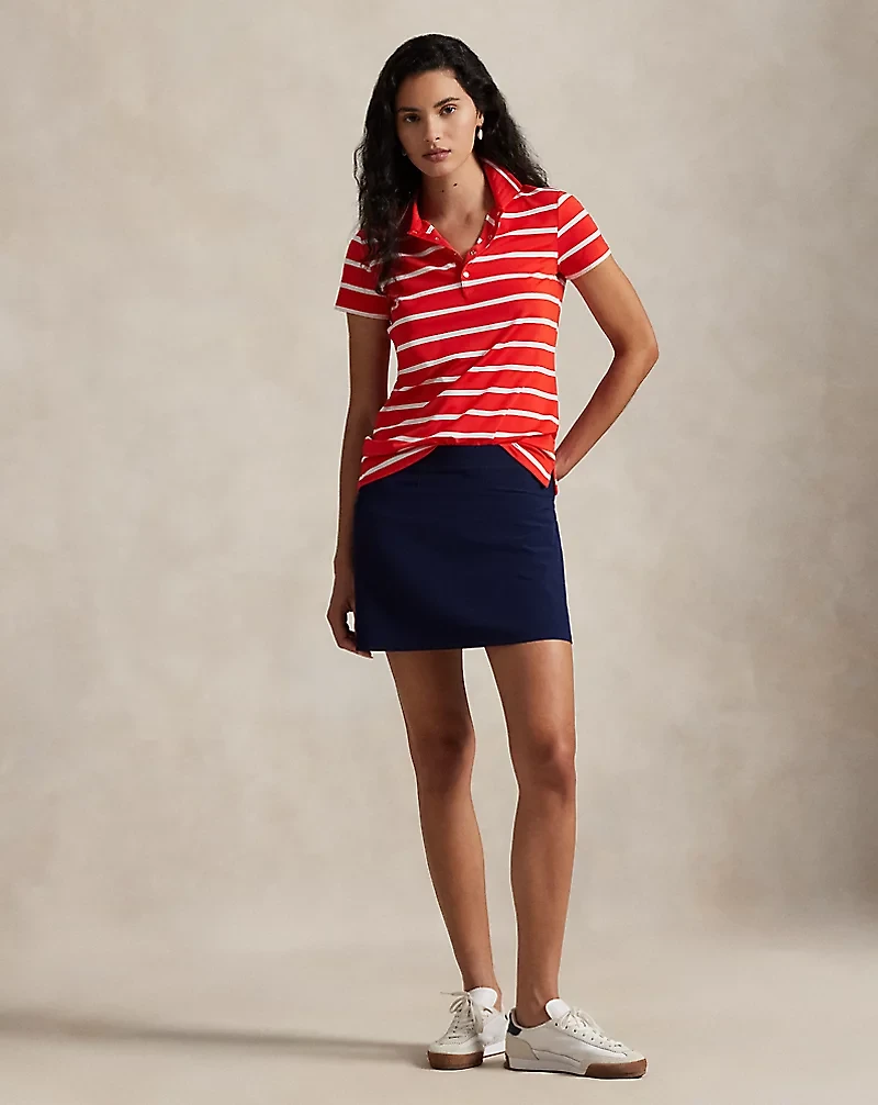 Tailored Fit Stretch Jersey Polo Shirt