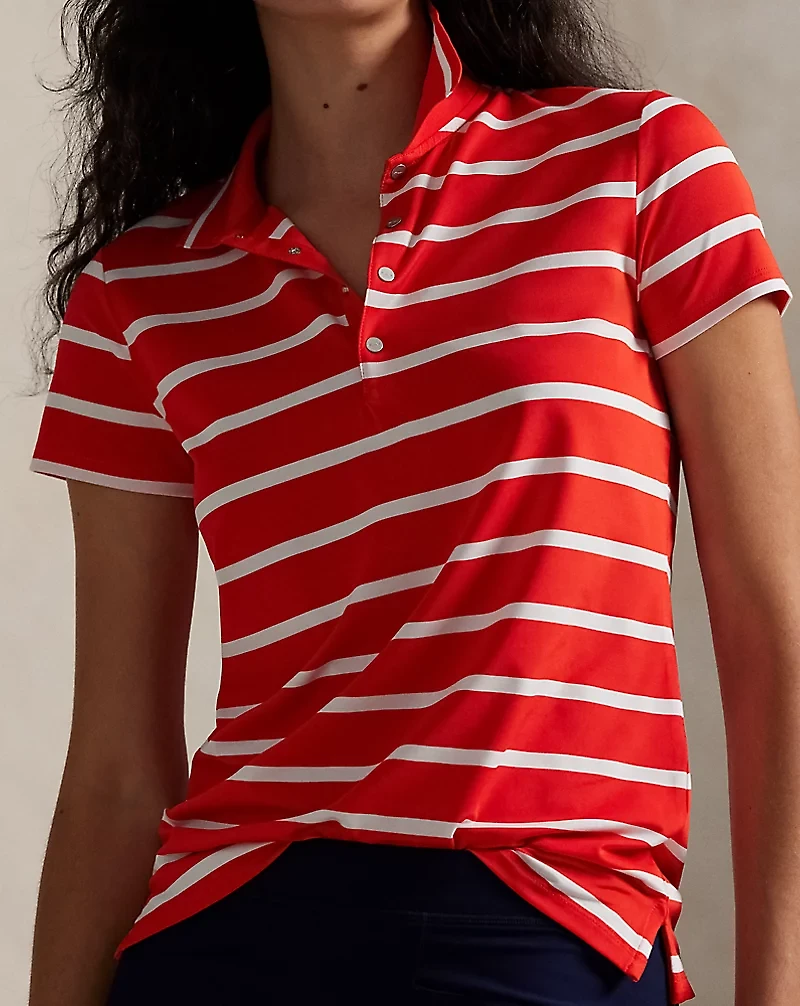 Tailored Fit Stretch Jersey Polo Shirt