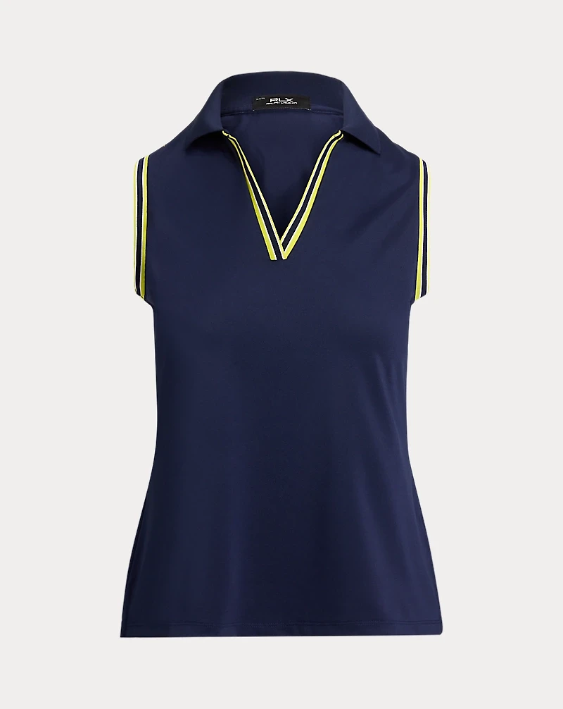 Slim Fit Sleeveless Polo Shirt