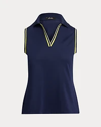 Slim Fit Sleeveless Polo Shirt