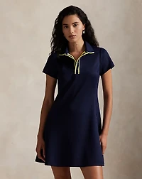 Stretch Piqué Polo Dress