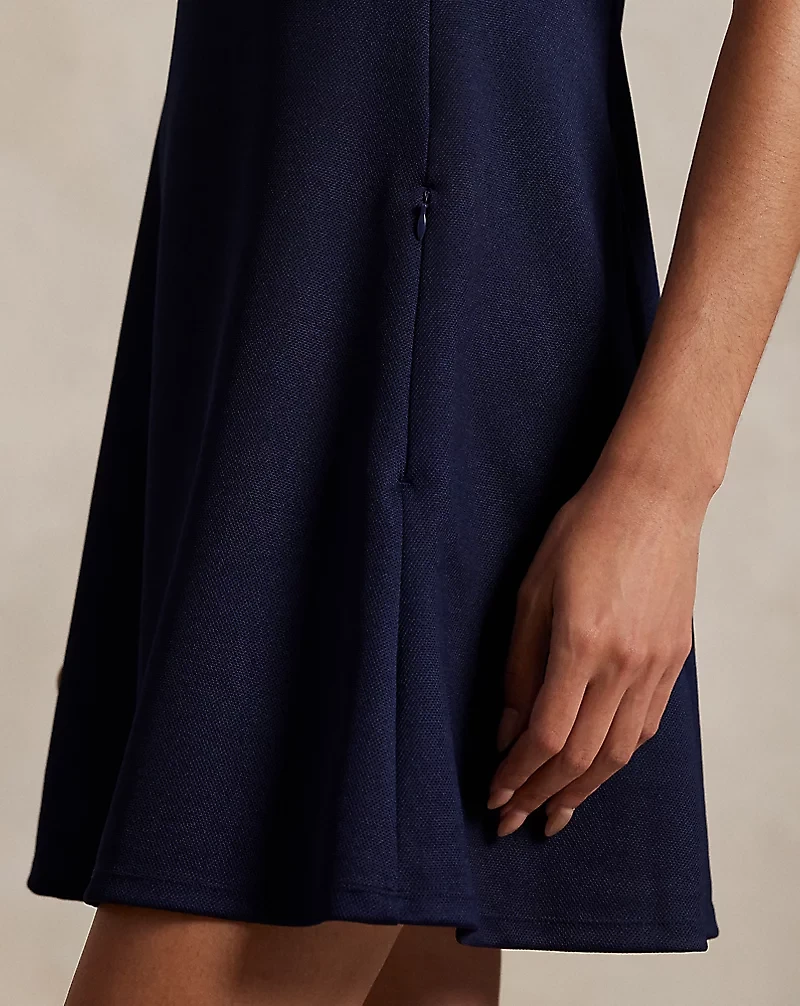 Stretch Piqué Polo Dress