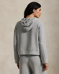 Waffle-Knit Hoodie