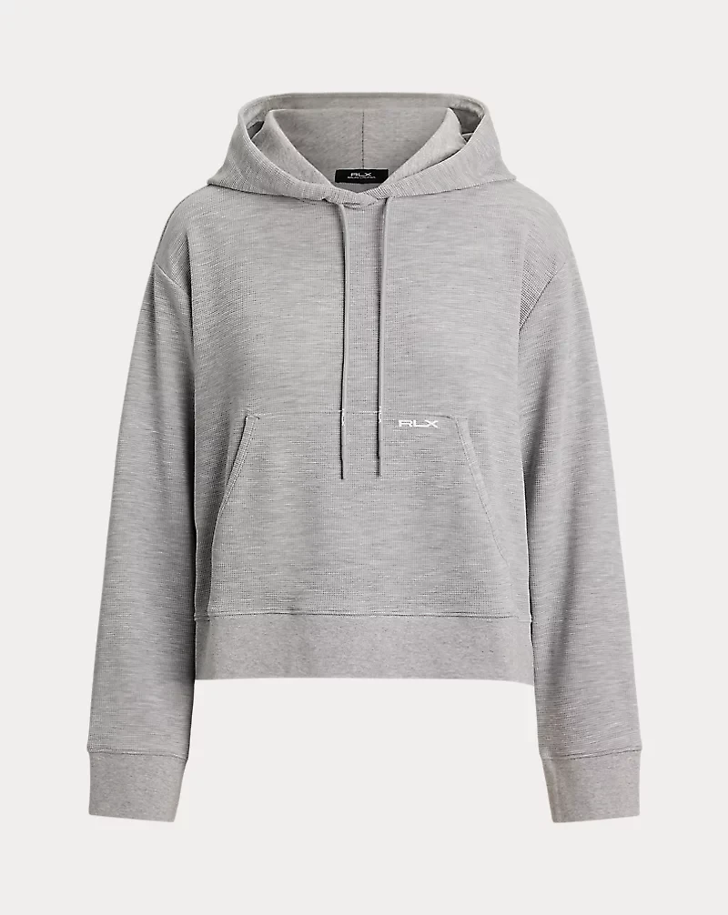 Waffle-Knit Hoodie