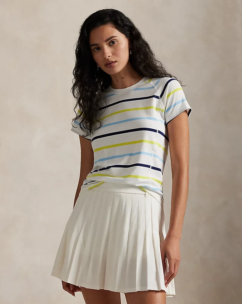 Striped Performance Jersey Tee