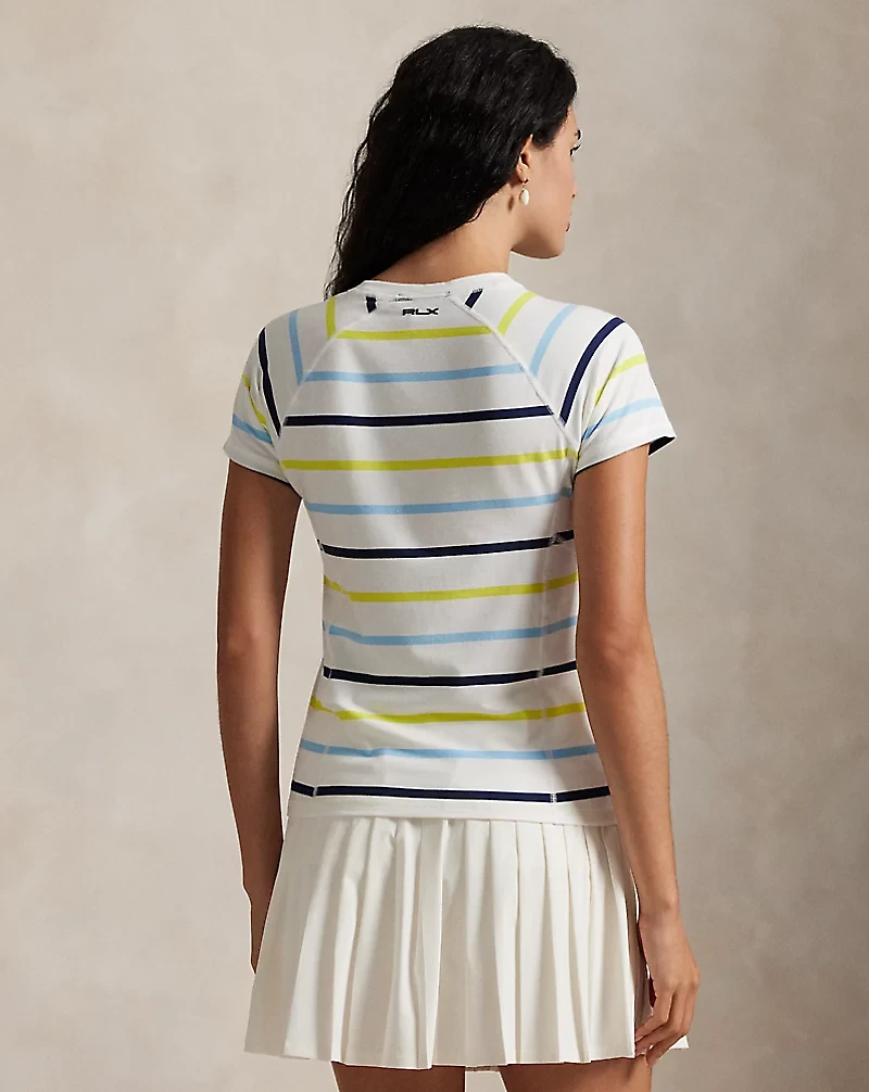 Striped Performance Jersey Tee