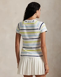 Striped Performance Jersey Tee