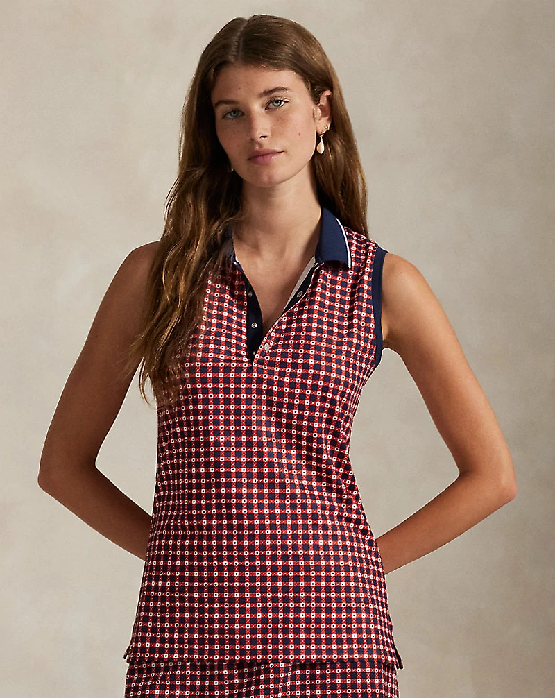 Tailored Fit Sleeveless Polo Shirt