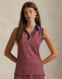 Tailored Fit Sleeveless Polo Shirt