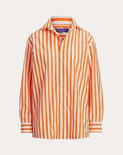 Capri Relaxed Fit Striped Cotton Shirt