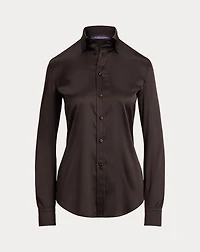Cameron Straight Fit Silk Shirt