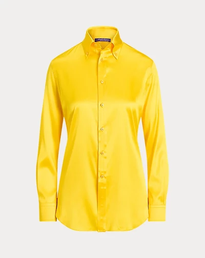 Cameron Straight Fit Silk Shirt