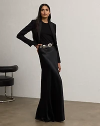 Masina Stretch Satin Skirt