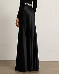 Masina Stretch Satin Skirt