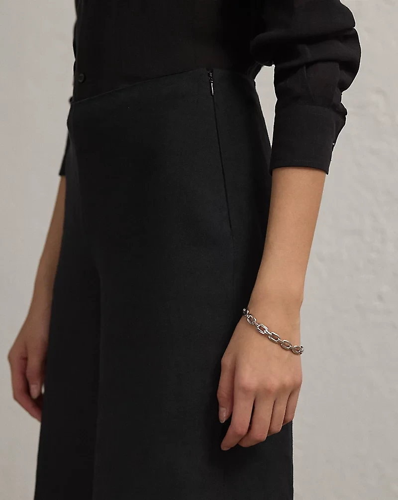 Daria Linen Wide-Leg Pant