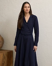 Aniyah Linen Day Dress