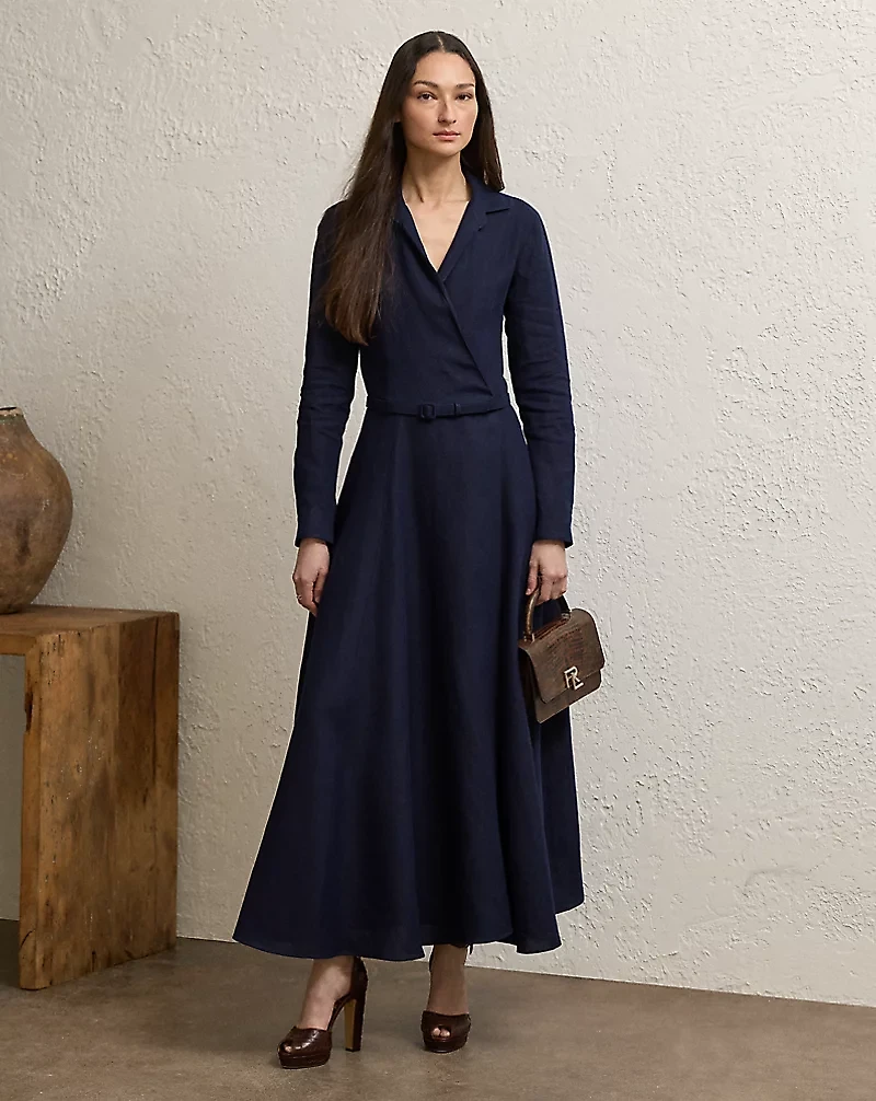 Aniyah Linen Day Dress
