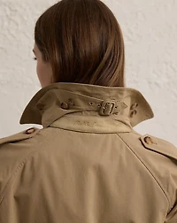 Niles Cotton Twill Trench Coat