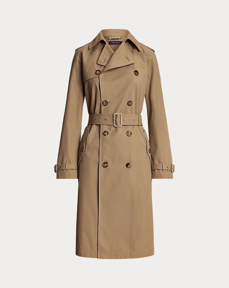 Niles Cotton Twill Trench Coat