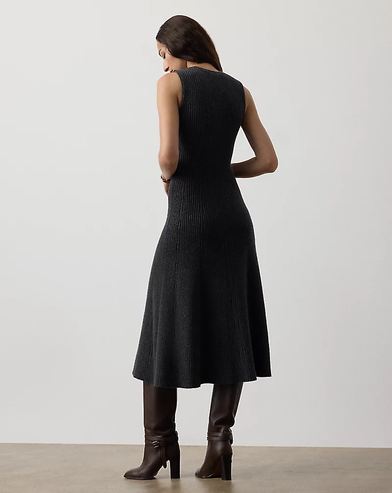 Cashmere-Blend Sweater Day Dress