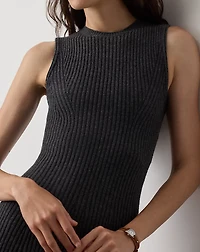 Cashmere-Blend Sweater Day Dress