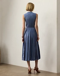 Kennedi Linen Sleeveless Day Dress