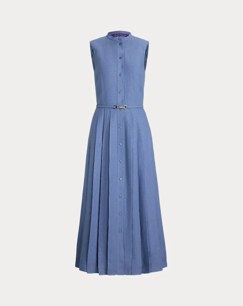 Kennedi Linen Sleeveless Day Dress