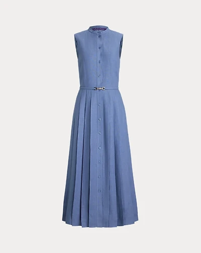 Kennedi Linen Sleeveless Day Dress