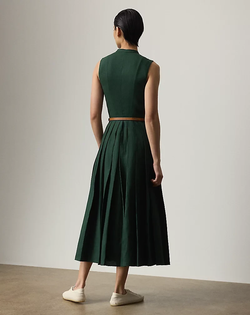 Kennedi Linen Sleeveless Day Dress