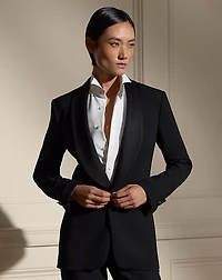 Sawyer Wool Crepe Tuxedo Jacket