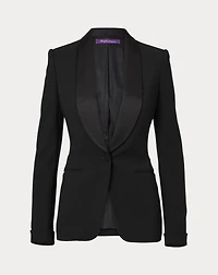 Sawyer Wool Crepe Tuxedo Jacket