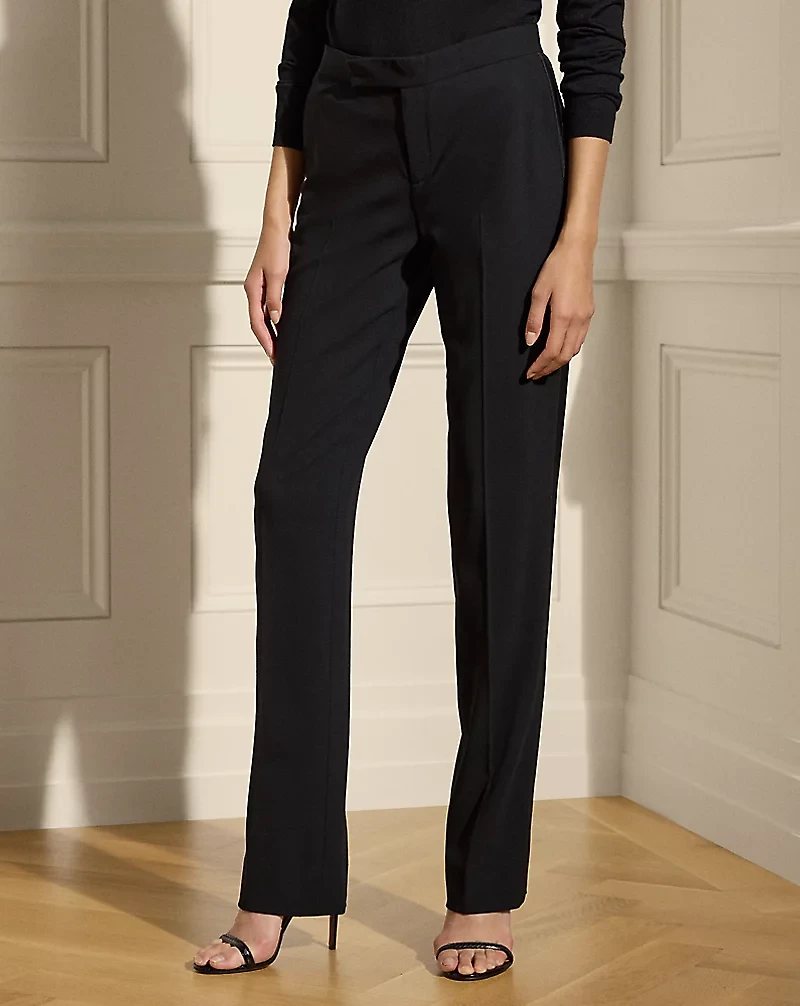 Seth Wool Crepe Tuxedo Pant