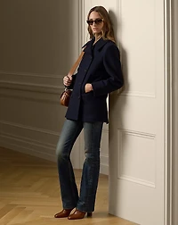 Logan Double-Faced Wool-Cashmere Peacoat