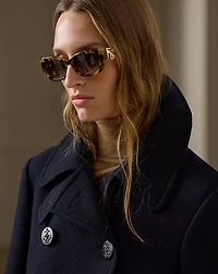 Logan Double-Faced Wool-Cashmere Peacoat
