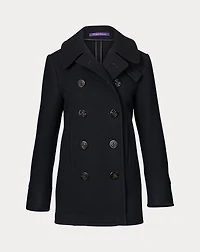 Logan Double-Faced Wool-Cashmere Peacoat