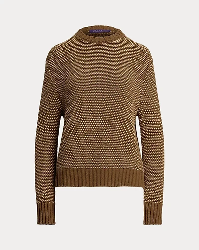Silk Birdseye Crewneck Sweater