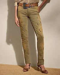 Barrett Embellished Slim Denim Jean