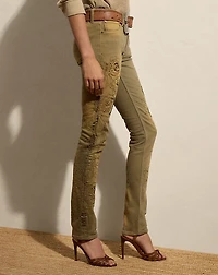 Barrett Embellished Slim Denim Jean
