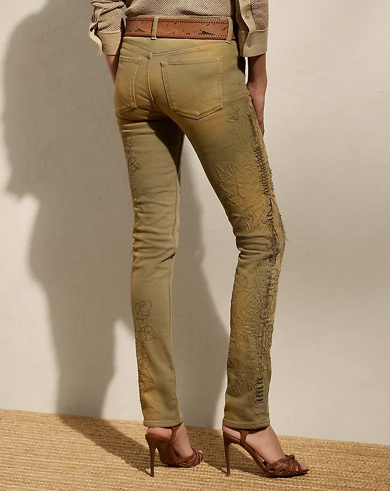 Barrett Embellished Slim Denim Jean