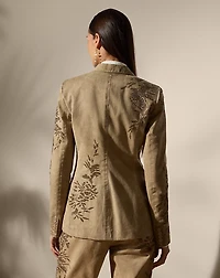 Parker Embellished Cotton Chino Jacket
