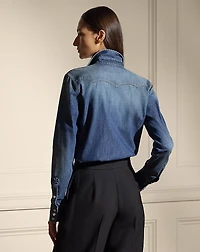 Payson Cotton Denim Western Shirt