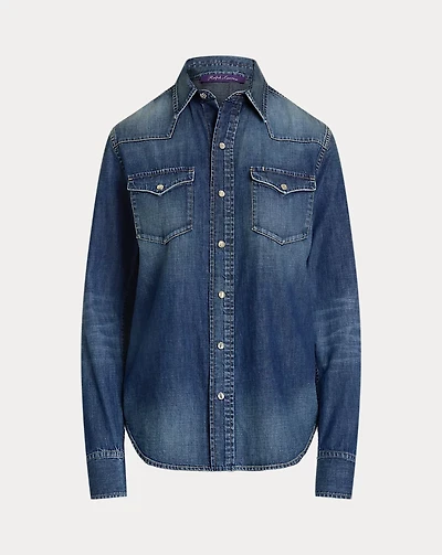 Payson Cotton Denim Western Shirt
