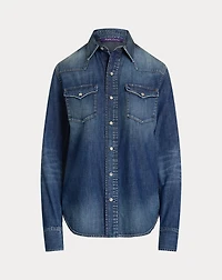 Payson Cotton Denim Western Shirt