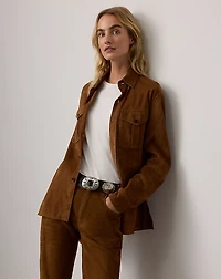 Landry Lamb-Suede Shirt