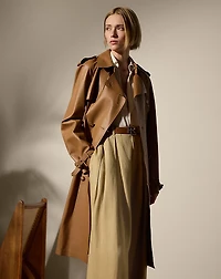 Niles Lambskin Trench Coat