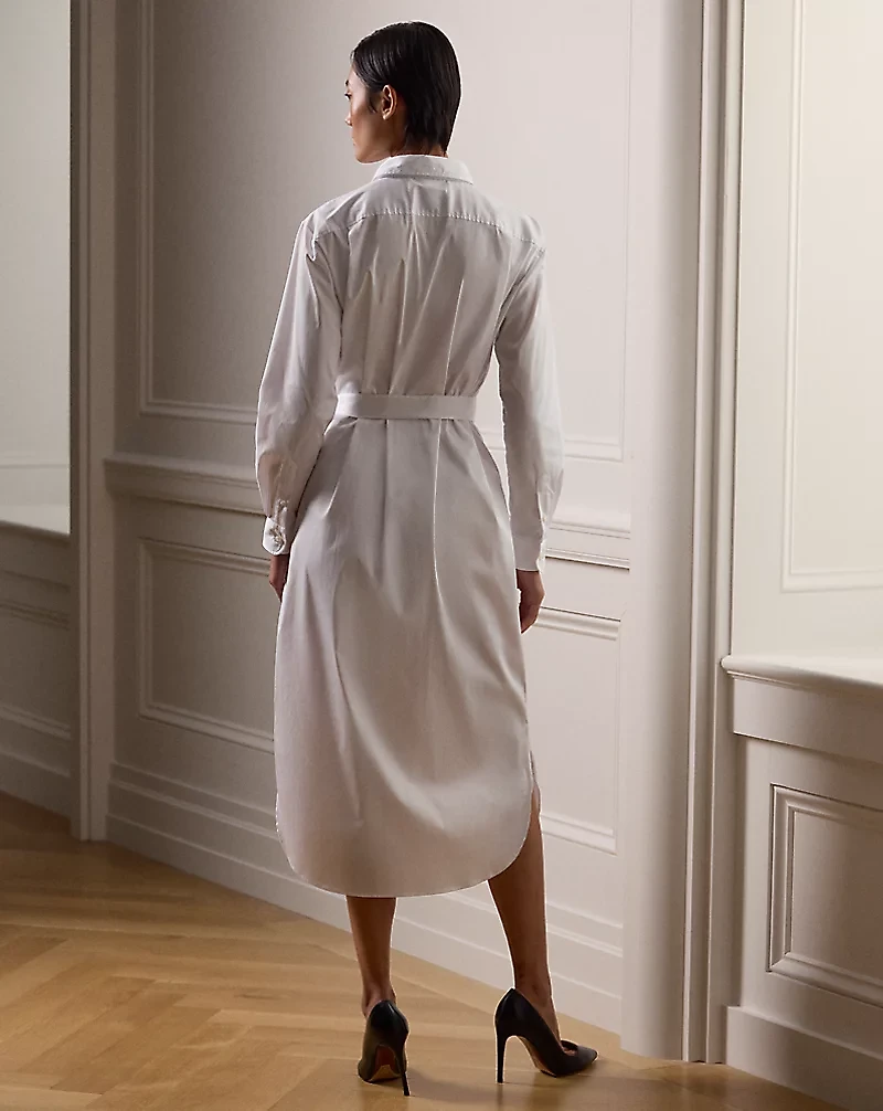 Arielle Satin Stretch Poplin Day Dress