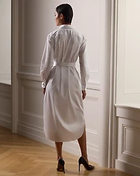 Arielle Satin Stretch Poplin Day Dress